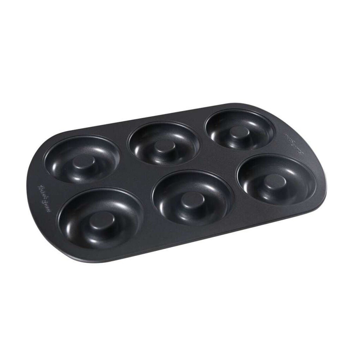 Molde Mini Donas X6 32X21X2.3Cm,0.5Mm - Negro 