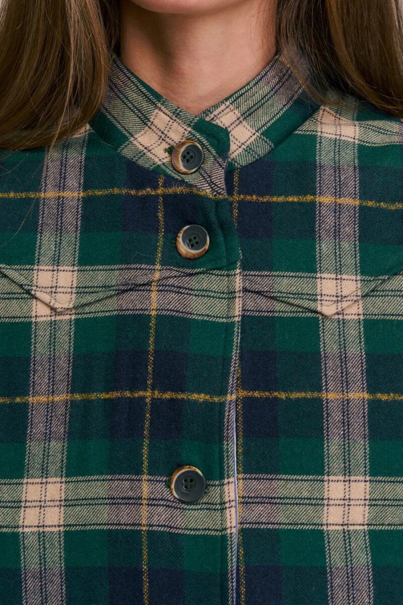 CHAQUETA VARSITO Verde