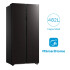 Heladera Black Inverter Midea Mdrs619fgr28 482 L HELADERA MIDEA 481L SBS MDRS619FGR28 NEG