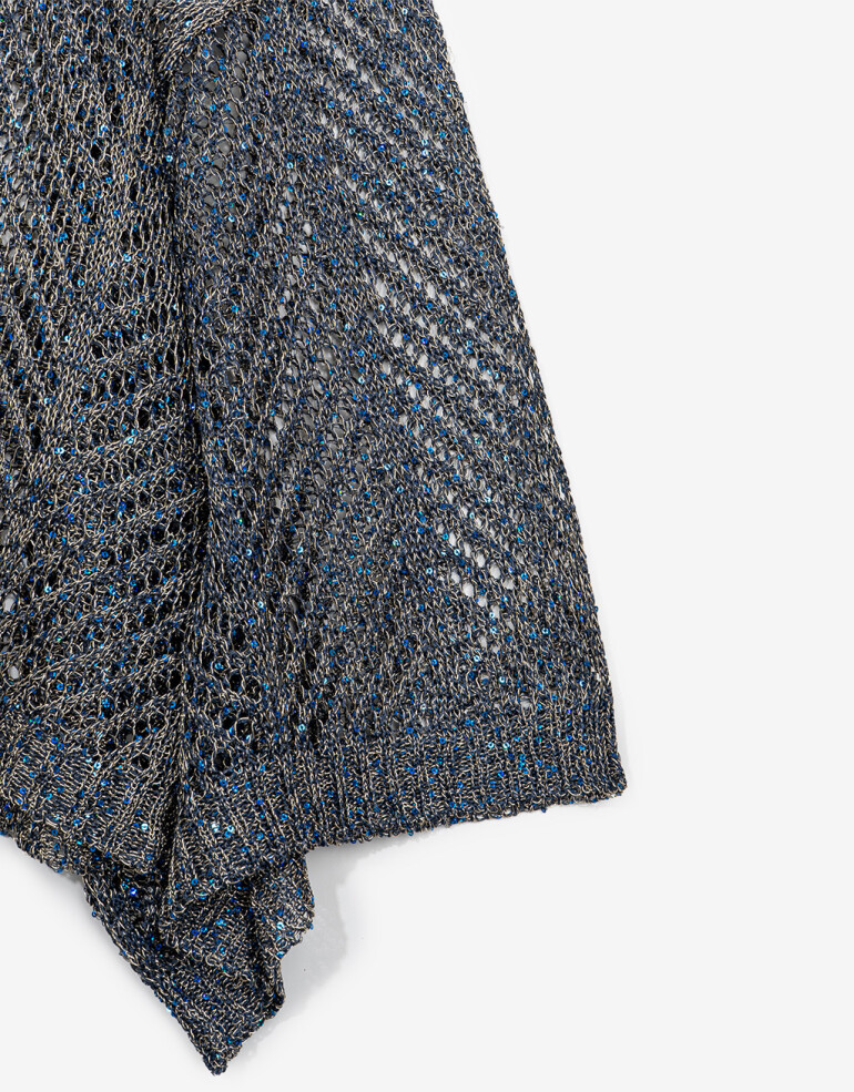 Kimonos Kimono De Noche Tejido - Negro