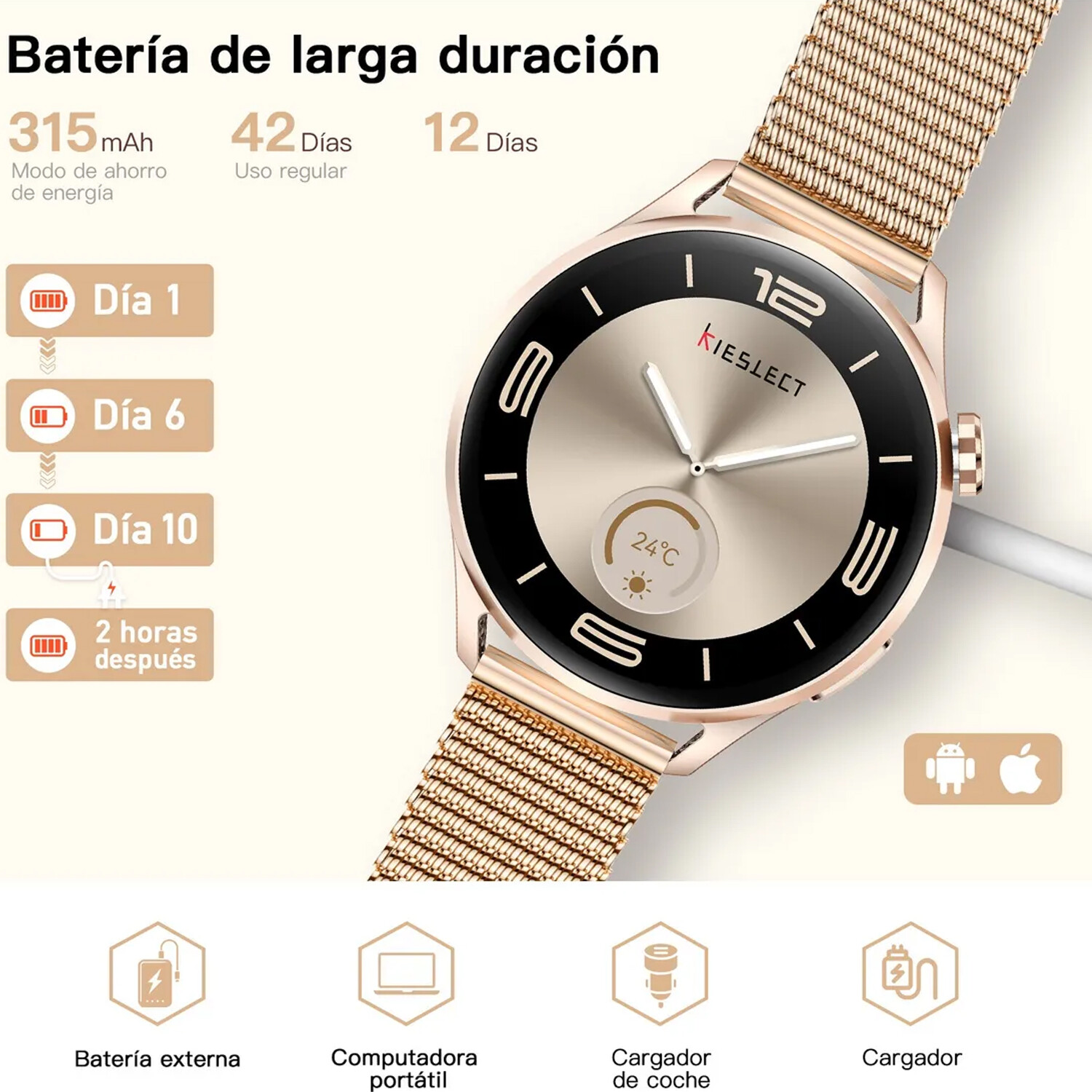 Lora Reno 3 Smartwatch Reloj Inteligente Kieslect Lora Reno 3 - SMARTWATCH KIESLECT ...