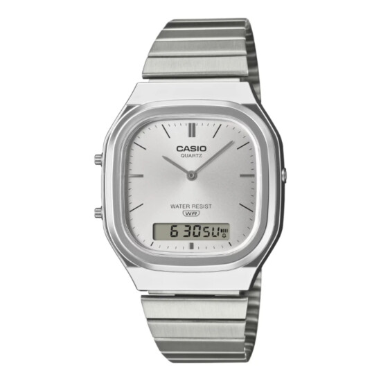 Reloj CASIO RETRO AQ240E-7ADF Acero Plateado Esfera 36mm 0