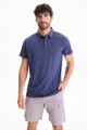 Remera Polo Horizon Azul