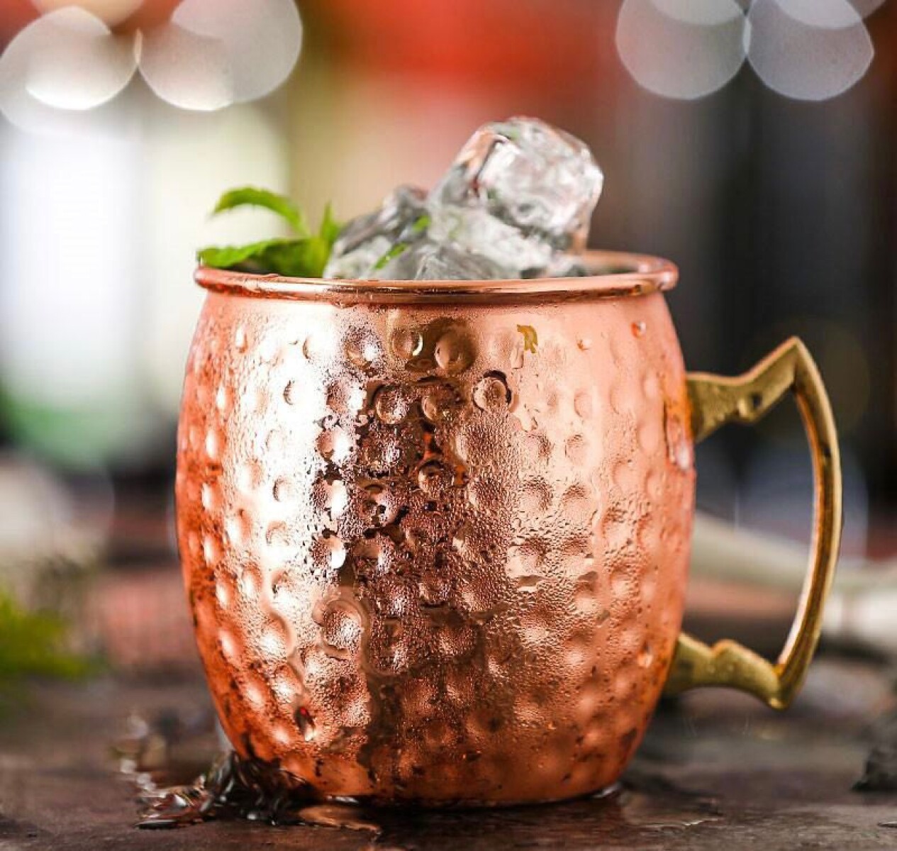 Taza Cobre Mug Moscow Mule Martillado 500ML 