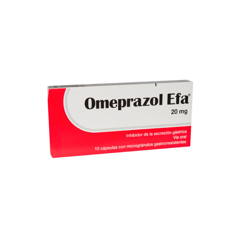 Omeprazol Efa 20 Mg. 10 Caps. Omeprazol Efa 20 Mg. 10 Caps.