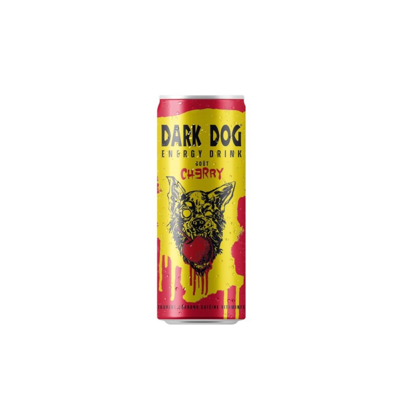 Dark Dog Energy Drink Cherry 12X500ml Dark Dog Energy Drink Cherry 12X500ml
