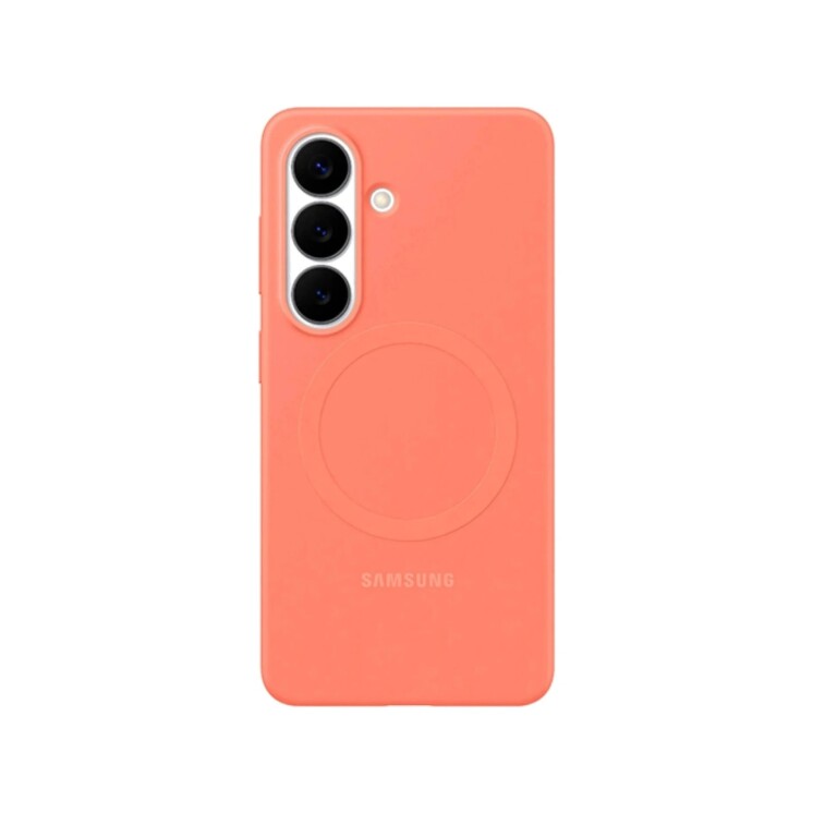 Funda Samsung Silicone Magnet para Galaxy S26 Coralred