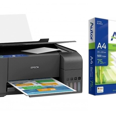 Impresora Multifuncion + Resma de 500 Hojas 001