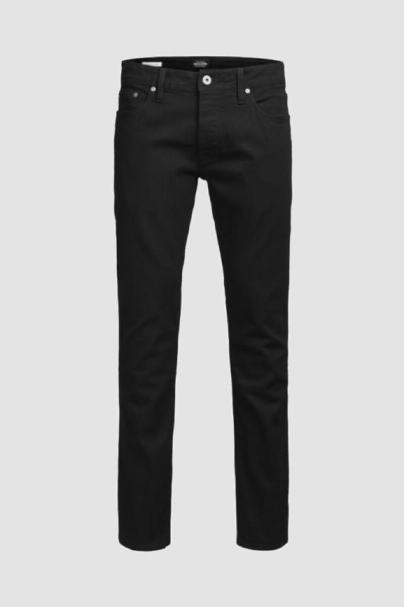 Jeans Slim Fit Negro, Modelo Cinco Bolsillos Black Denim