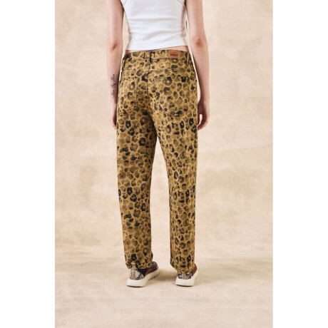 Jean Recto Animal Print Multi