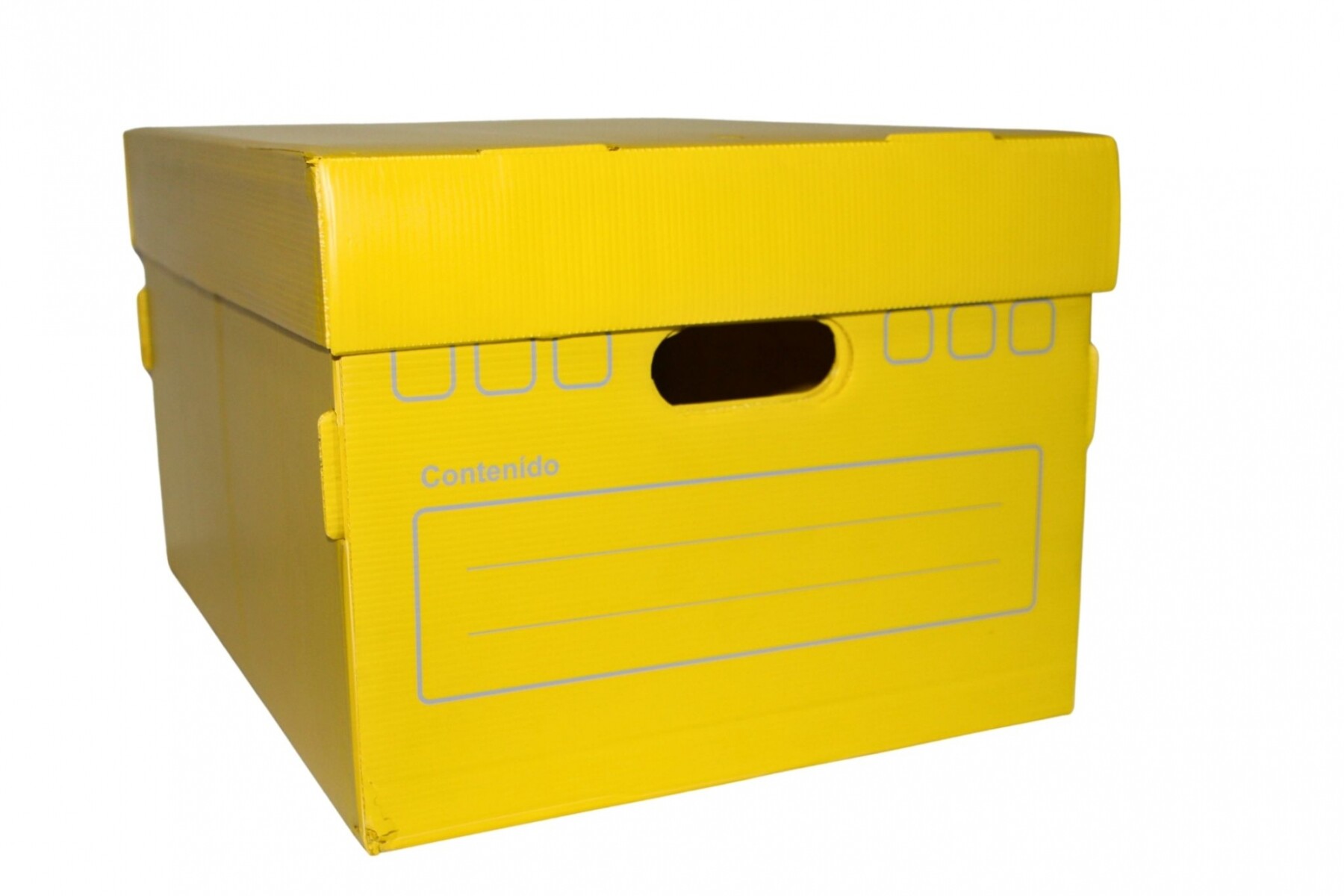 CAJA BIBLOS MULTIUSO - COLOR AMARILLO 