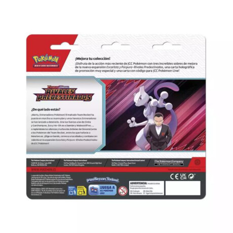 Pokémon Blister de 3 Sobres - Rivales Predestinados [Español] Pokémon Blister de 3 Sobres - Rivales Predestinados [Español]