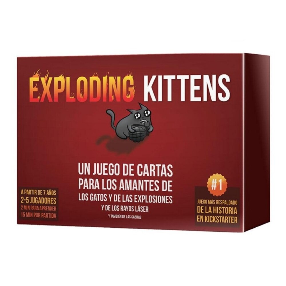 Exploding Kittens – Juego de Cartas Estratégico EXPLODING KITTENS