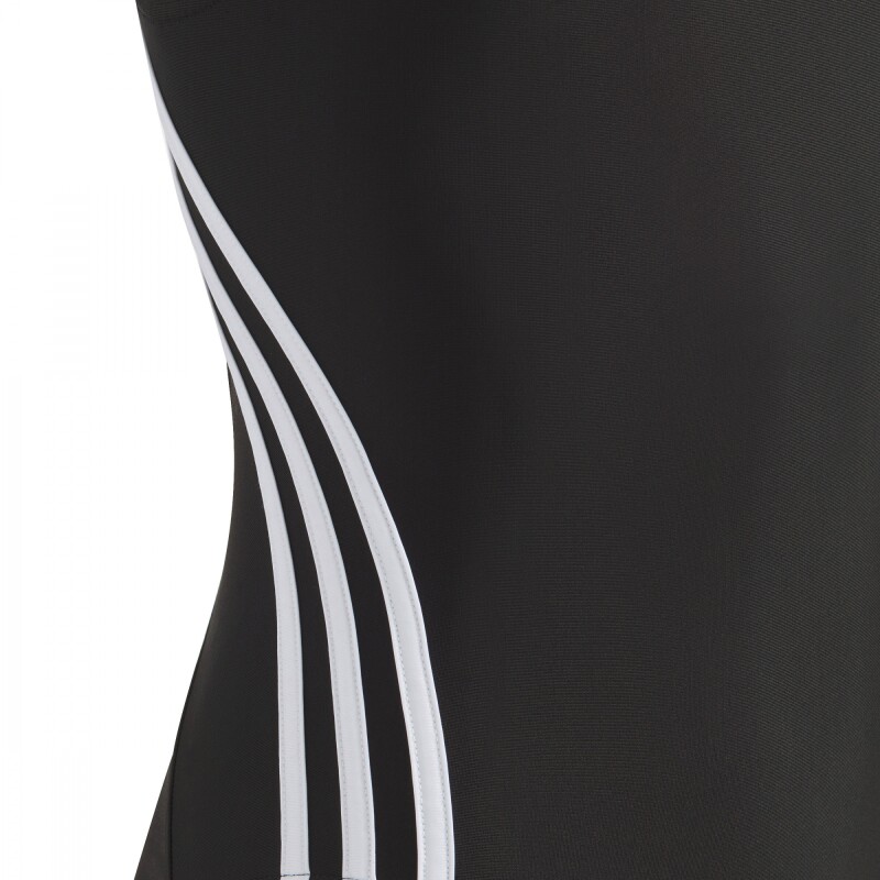 Traje De Baño 3-Stripes Swimsuit de Niña Negro