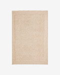 Alfombra Marely de lana beige 160 x 230 cm