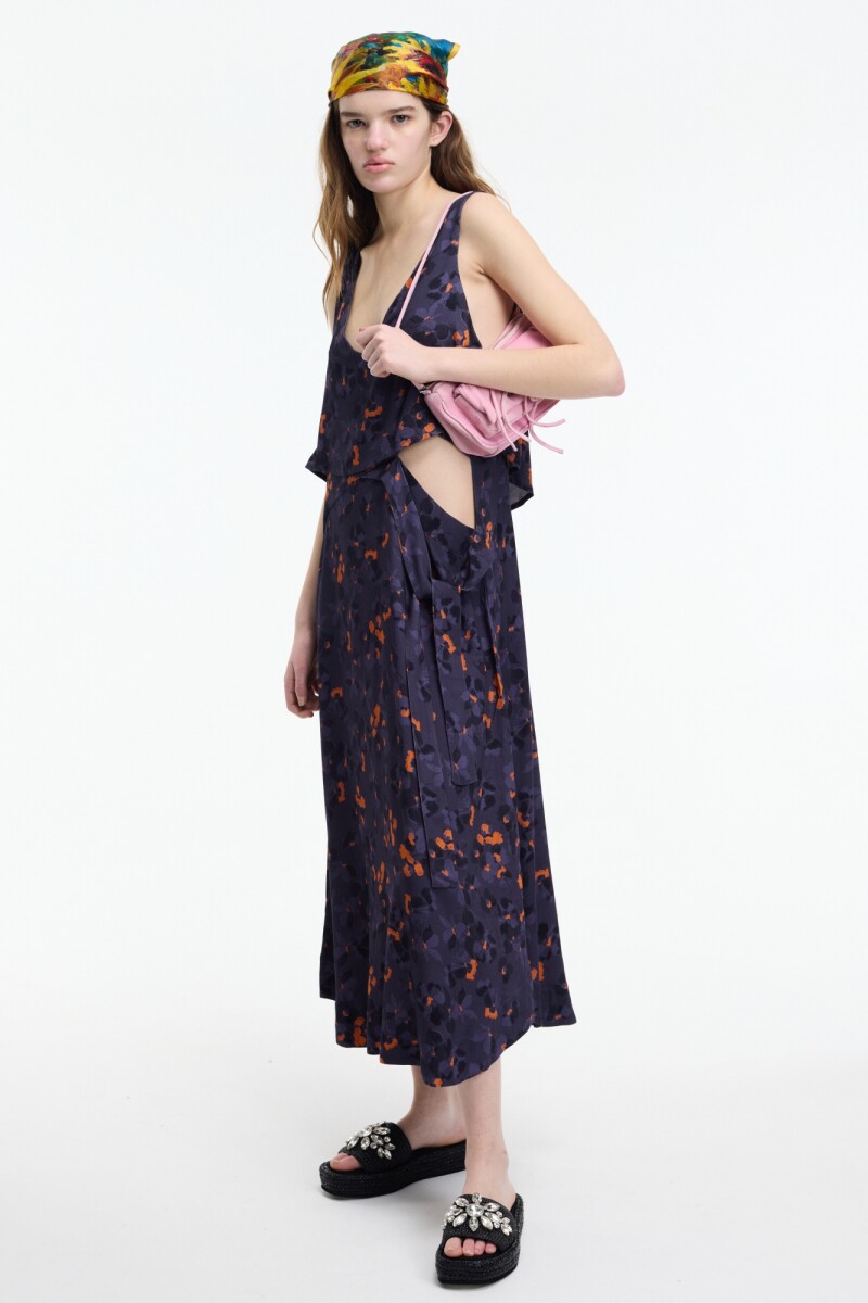 VESTIDO MIDI Estampado
