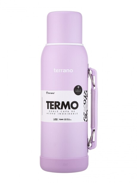 Termo Premium 1lt. Con base de Silicona Lila