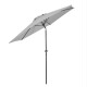 Sombrilla Quitasol terraza 2.7 m taupé Sombrilla Quitasol terraza 2.7 m taupé