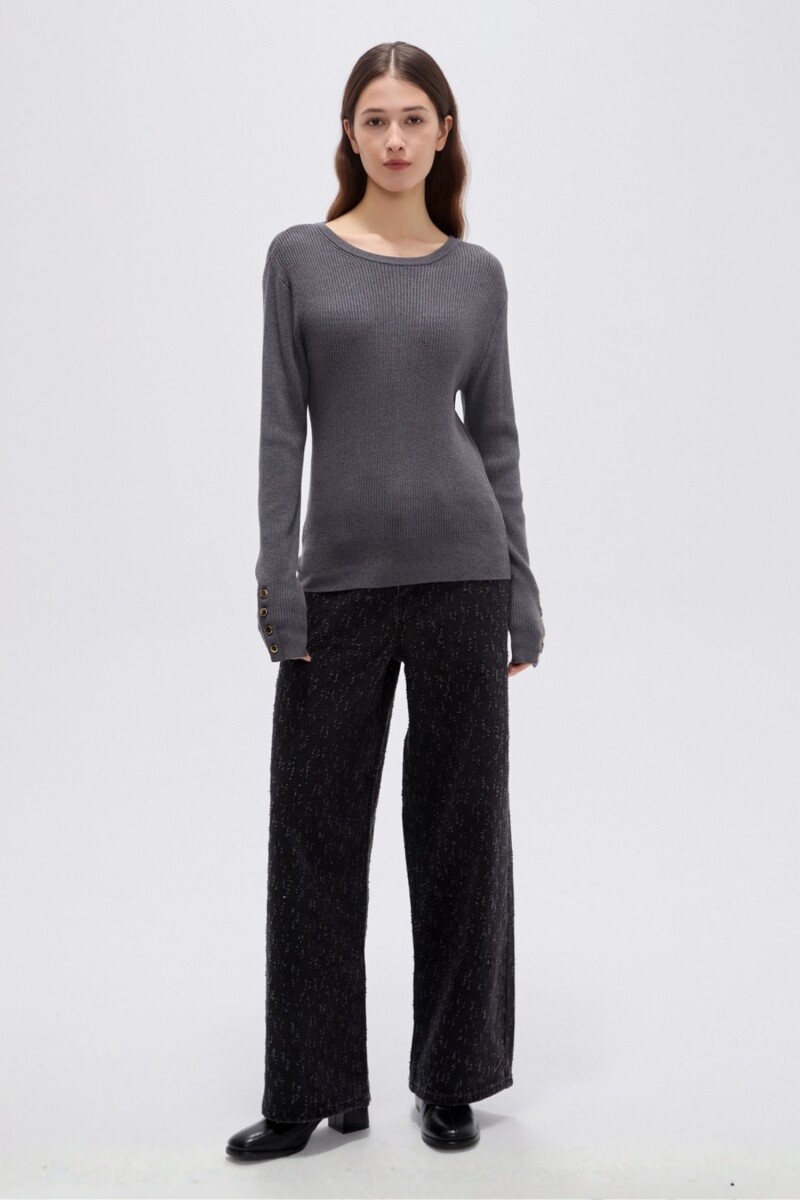 Remera Brune - Gris Melange Oscuro 