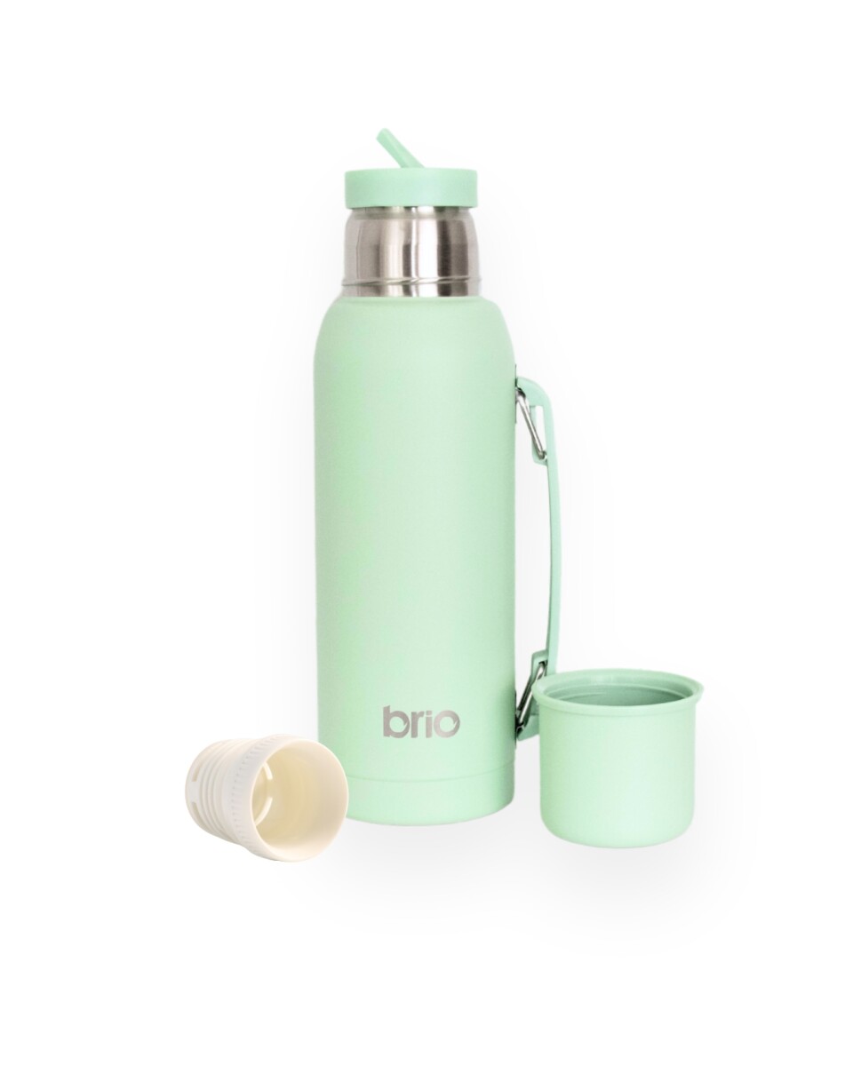 Termo 1 Litro Acero Inox brio Con Pico Cebador - Menta 