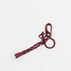Llavero Capitan En Metal Y Combinación De Cordones Bordeaux