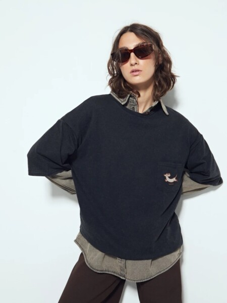 T-SHIRT P.CAKE BETULA NEGRO