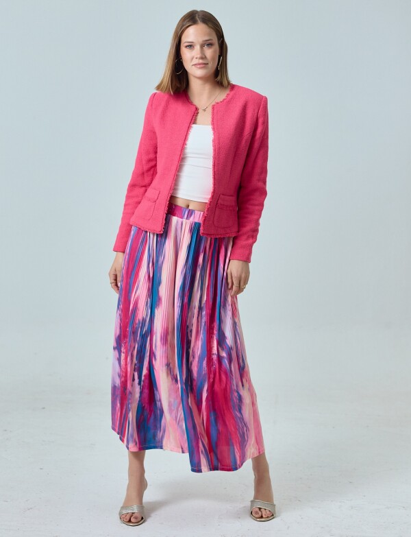 Capri Wide Leg MULTI/FUCSIA