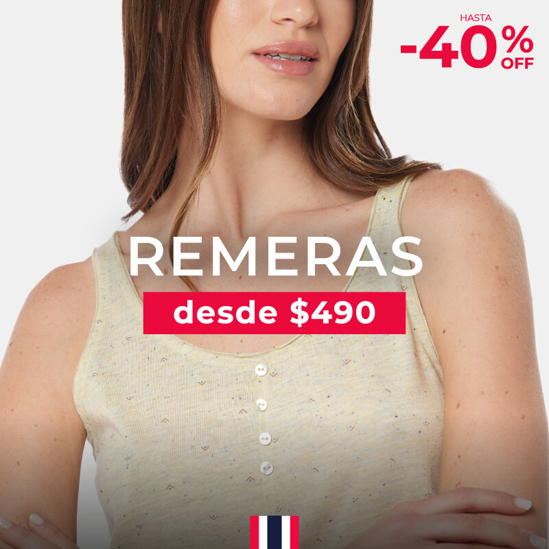 Remeras desde $490