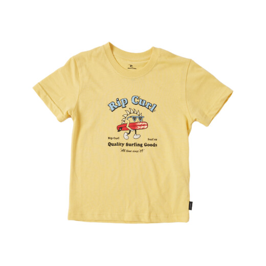 Remera Rip Curl Micro Waves Niño - Amarillo Remera Rip Curl Micro Waves Niño - Amarillo