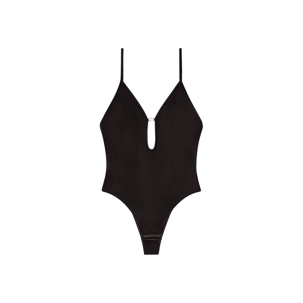 Bodysuit Para Mujer Ufby-Oval-D-Bodysuit Uw Body Negro