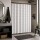 Cortina de Baño 180x180 Estampada Cuadros Blancos