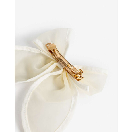 Hebilla Francesa Moño Bride To Be Blanco Crudo