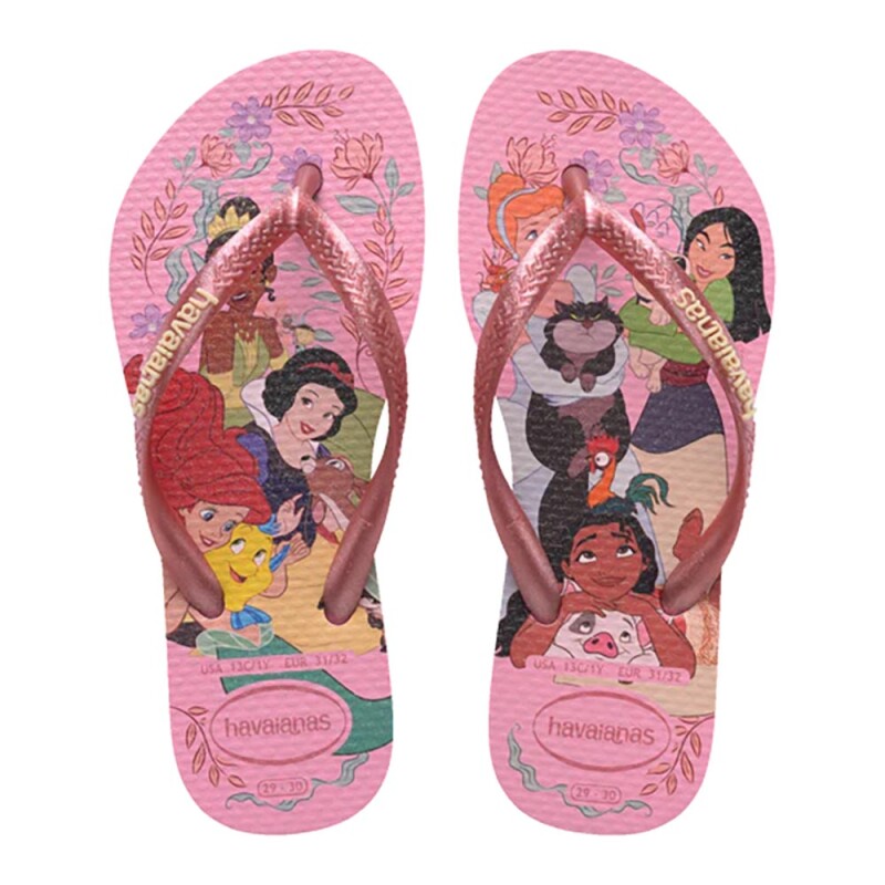 Sandalias Havaianas Kids Slim Princess Niños Rosa/rosa