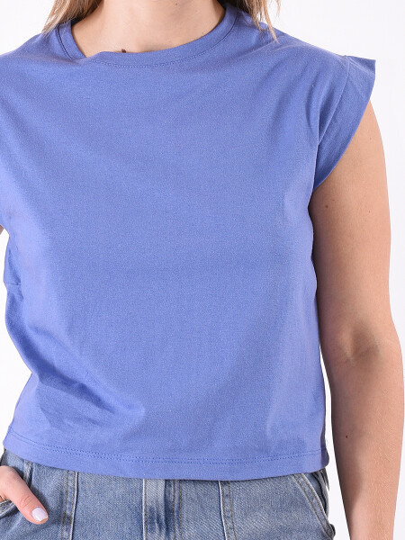 REMERA MAUVE AZUL
