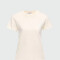 MONCLER - Remera de Algodón con Logo Blanco