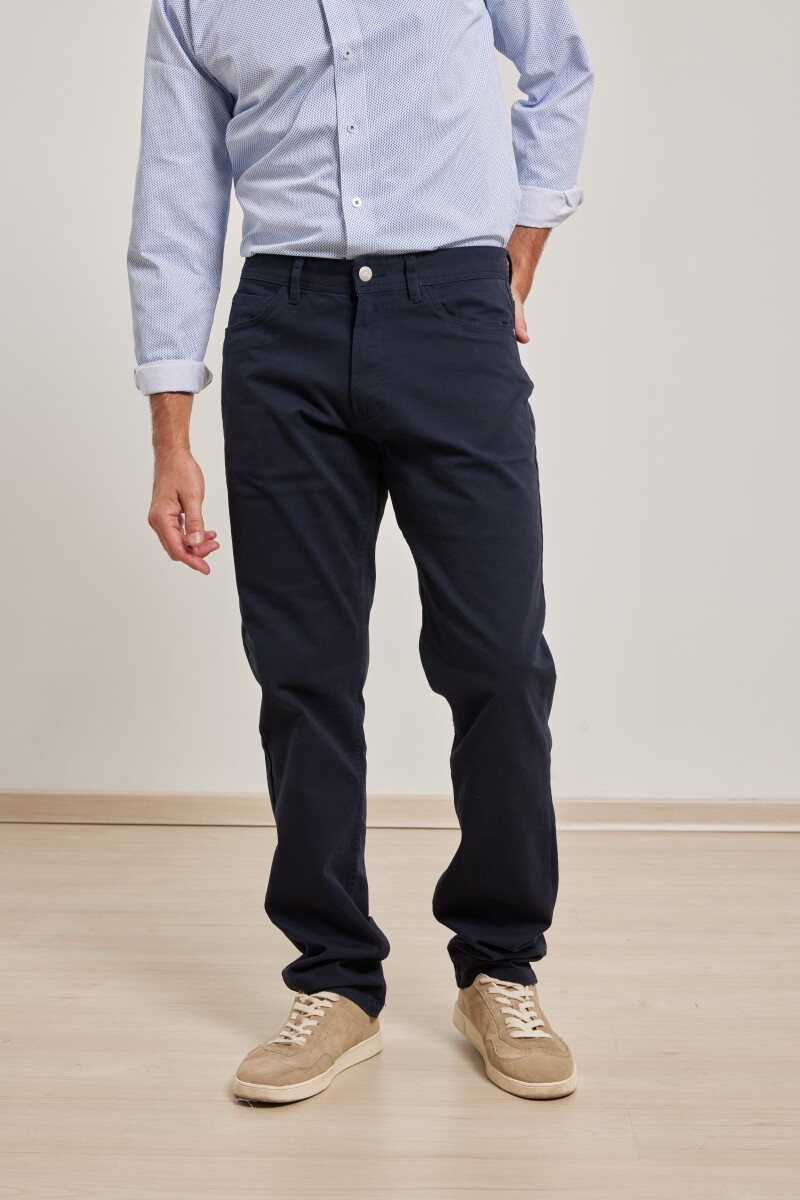 Pantalón 5 Bolsillos Harry - Azul Oscuro 