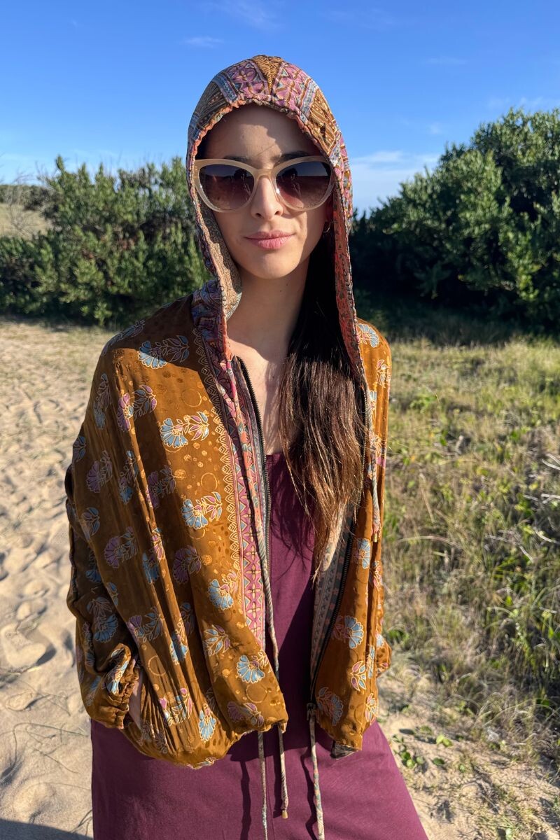 Campera Bruma corta Mostaza