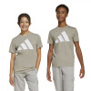 Remera Adidas J BL TEE 160 de Niños - JE1387 Beige-blanco