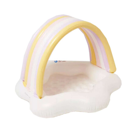 Piscina Inflable bebes con techo UPF + Sunnylife Princess Swan