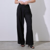 Pantalon Lino Wide NEGRO