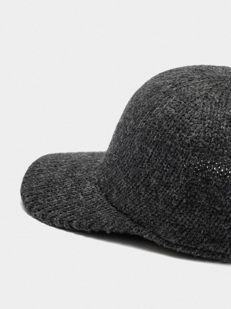 Gorra De Punto gris