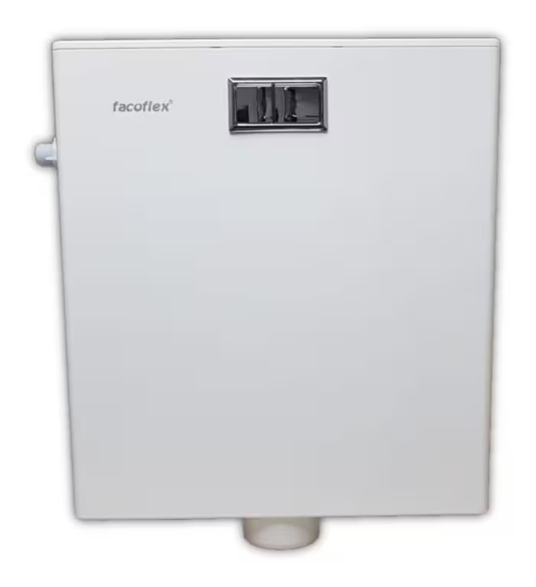 Cisterna Doble Descarga Facoflex Blanca Botón Frontal 