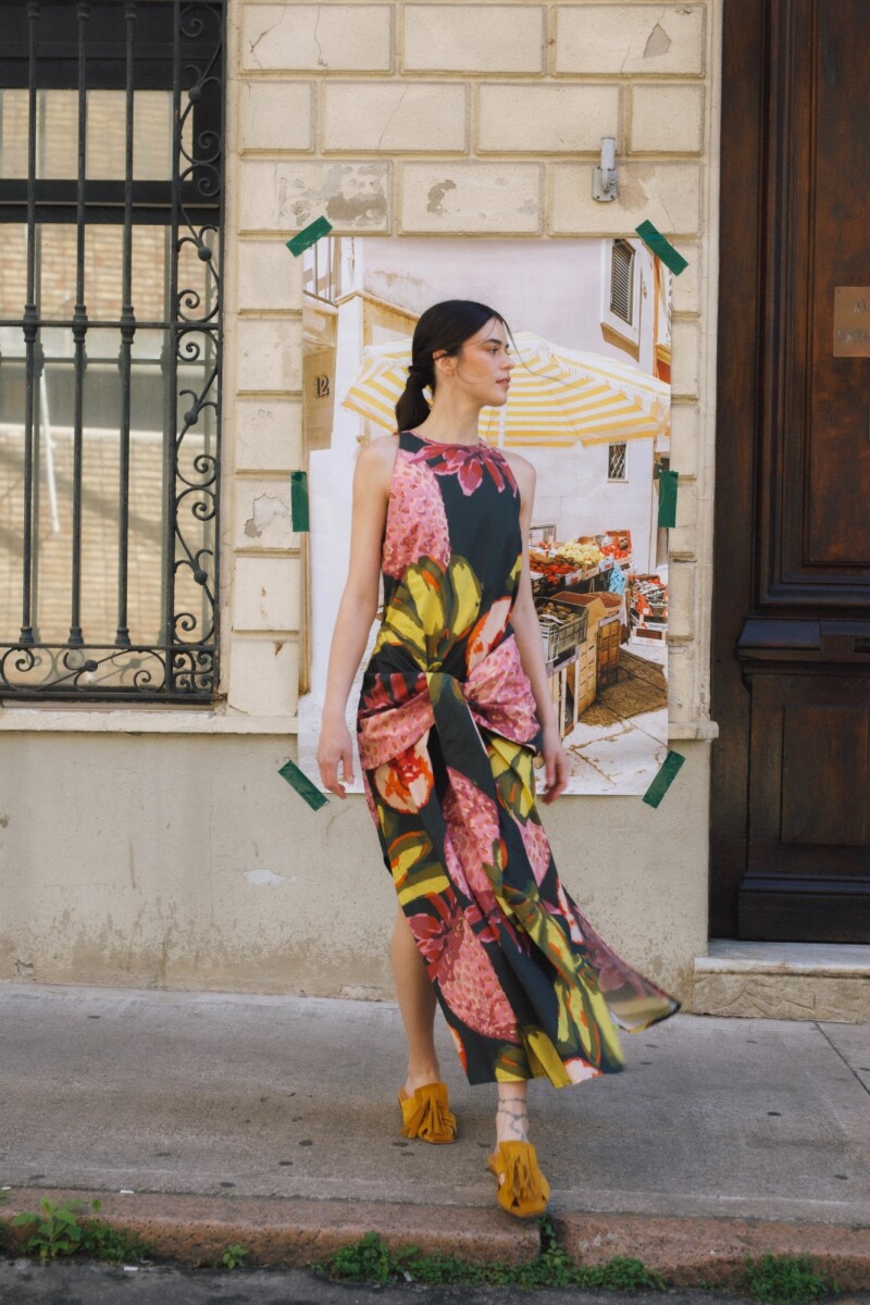 VESTIDO MANGO PRINT - Multifruit 