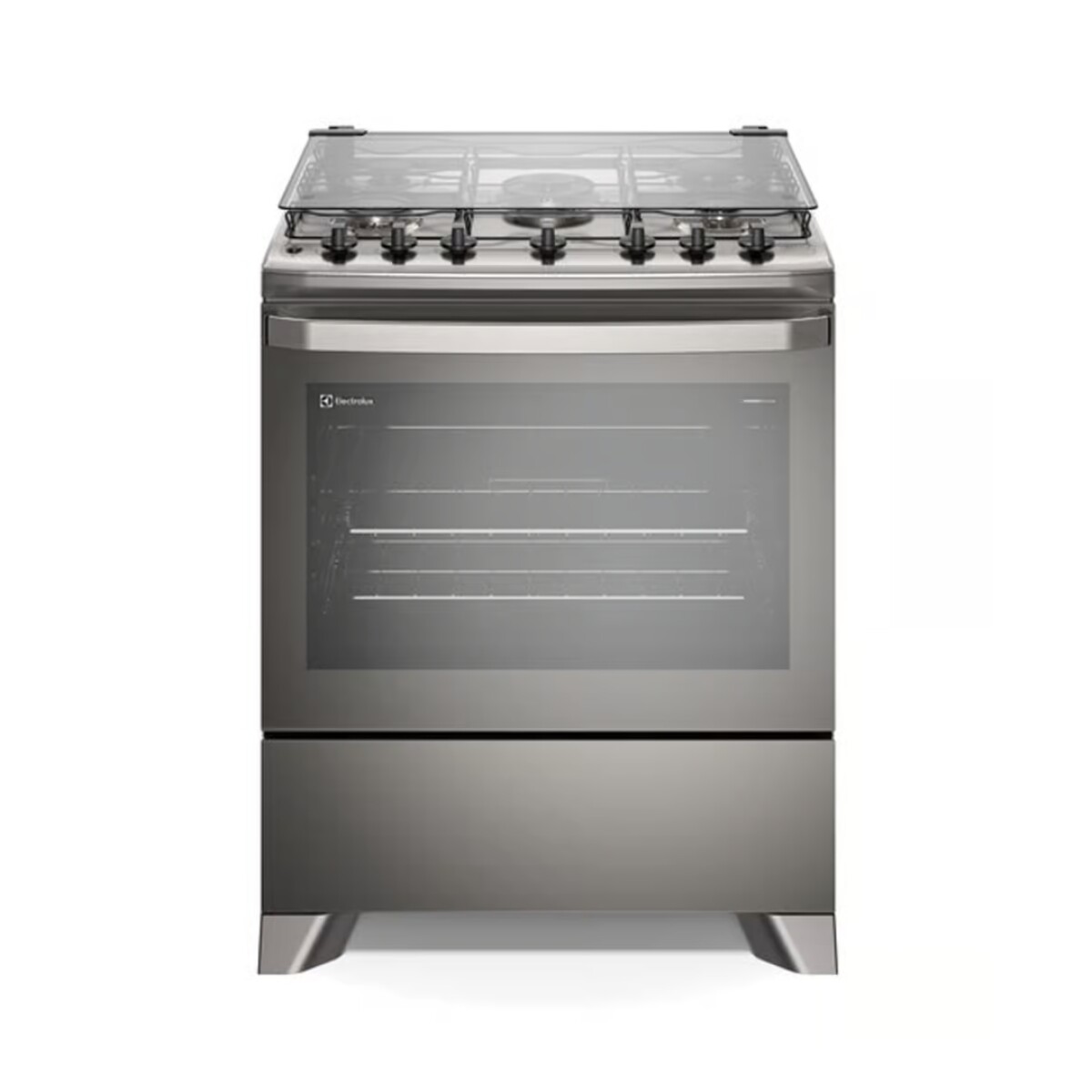 Cocina Electrolux 5 hornallas Grill Electrico Silver 