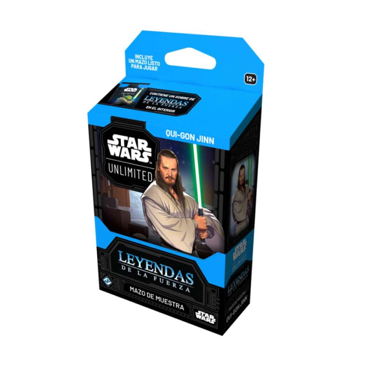 Star Wars Unlimited - Leyendas de la fuerza - Mazo de muestra - Qui - Gon Jinn Español 