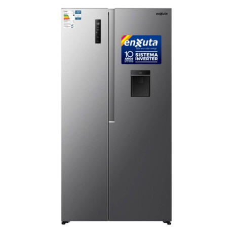 Refrigerador Enxuta Side By Side Frío Seco Inverter 529 Litros con Dispensador inox