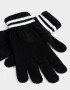 Guantes Varios Clasico Guantes Tejidos Varsity - Negro