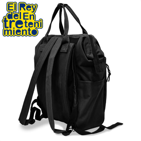 Mochila Cartera Everlast Bolso Dama Urbana Antirrobo Negro