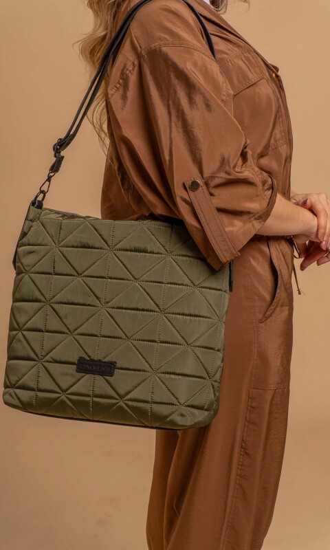 CARTERA ZINNIA VERDE MILITAR