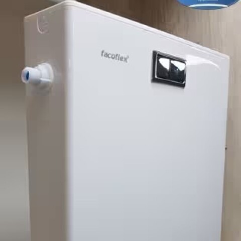 Cisterna doble descarga Facoflex blanca botón frontal Cisterna Doble Descarga Facoflex Blanca Botón Frontal